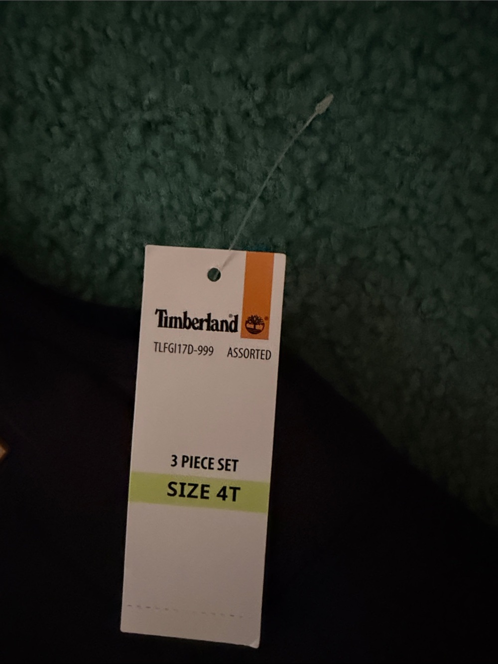 NWT Timberland Kids Two-Tone Sherpa Puffer Vest - Brown & Black - Picture 2 of 4